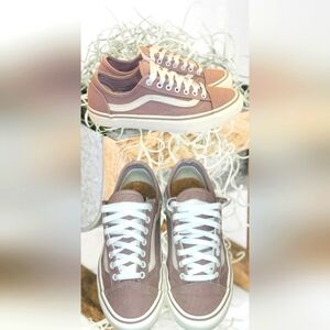 Vans Unisex Canvas Sneakers with Removable Cork Insoles